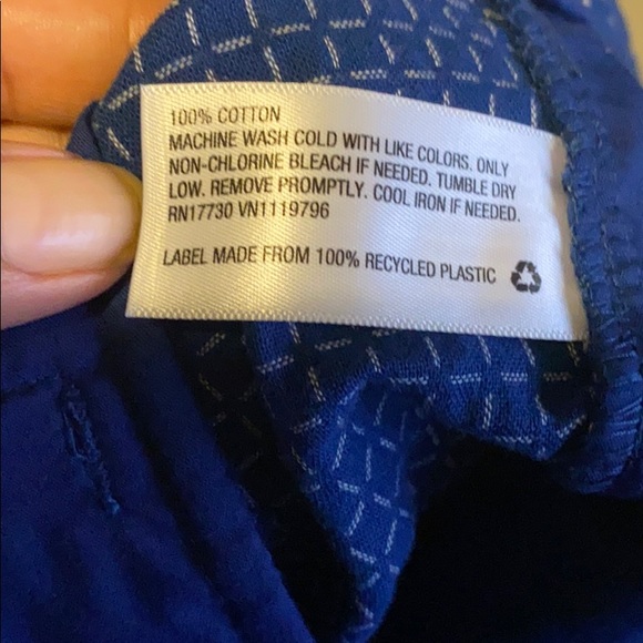 Men's 10.5" Flat Front Shorts Waterloo Blue 40 NWT - Picture 5 of 7